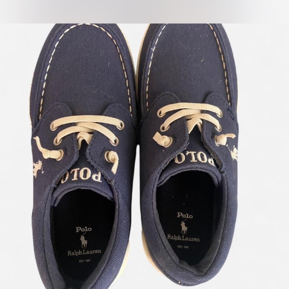Polo by Ralph Lauren Men's Dark Blue Boat Shoes
